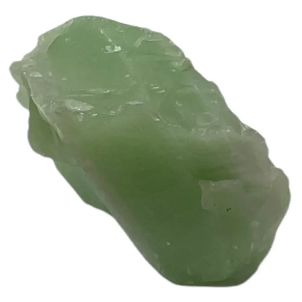 Lime‎ Green Art Glass Cullet Glowing Manganese Slag #5GL151